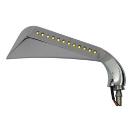 Komplet lusterka z kierunkowskazami LED California. Chrom