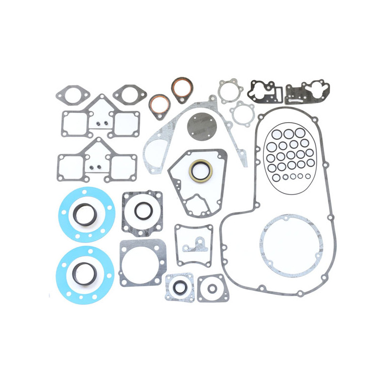 Athena, zestaw uszczelek i uszczelniaczy silnika. 5-biegowy Shovel 80-84 FLT FXR (tylko dla modelu i rocznika)
