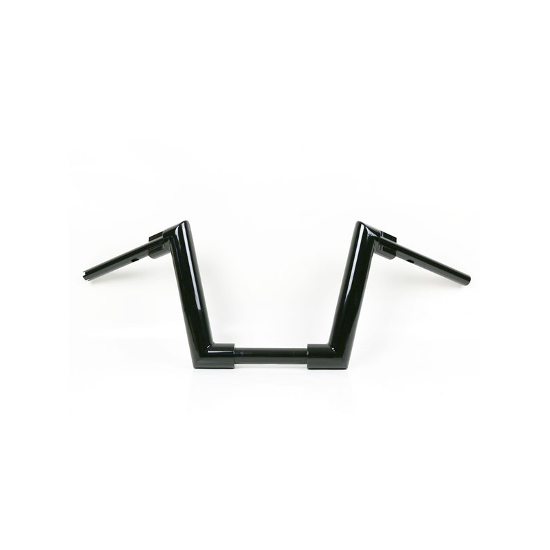 Kodlin, 2" Str8Up handlebar medium 28 cm. Black 18-23 M8 Fat Boy with custom risers with 1-1/4" riser clamp area & hydraulic clu