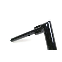 Kodlin, 2" Str8Up handlebar medium 28 cm. Black 18-23 M8 Fat Boy with custom risers with 1-1/4" riser clamp area & hydraulic clu