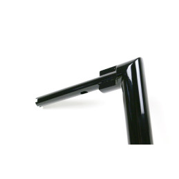 Kodlin, 2" Str8Up handlebar tall 38 cm high. Black 18-23 M8 Softail with 1-1/4" riser area and hydraulic clutch