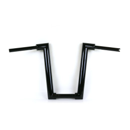 Kodlin, Kierownica 2" Str8Up dodatkowo wysoka 43 cm. Czarna 18-23 M8 Softail z obszarem podnoszenia 1-1/4" i sprzęgłem mechanicz