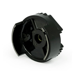 Solid-State 12-V voltage finned regulator. Black 65-69 B.T. 65-77 XL(NU)