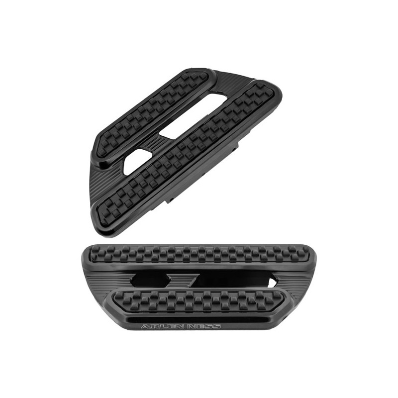 Arlen Ness, Podnóżki pasażera typu Method. Całkowicie czarne 83-24 FLT/Touring 09-24 Trikes. Z uchwytami do montażu podnóżków pa