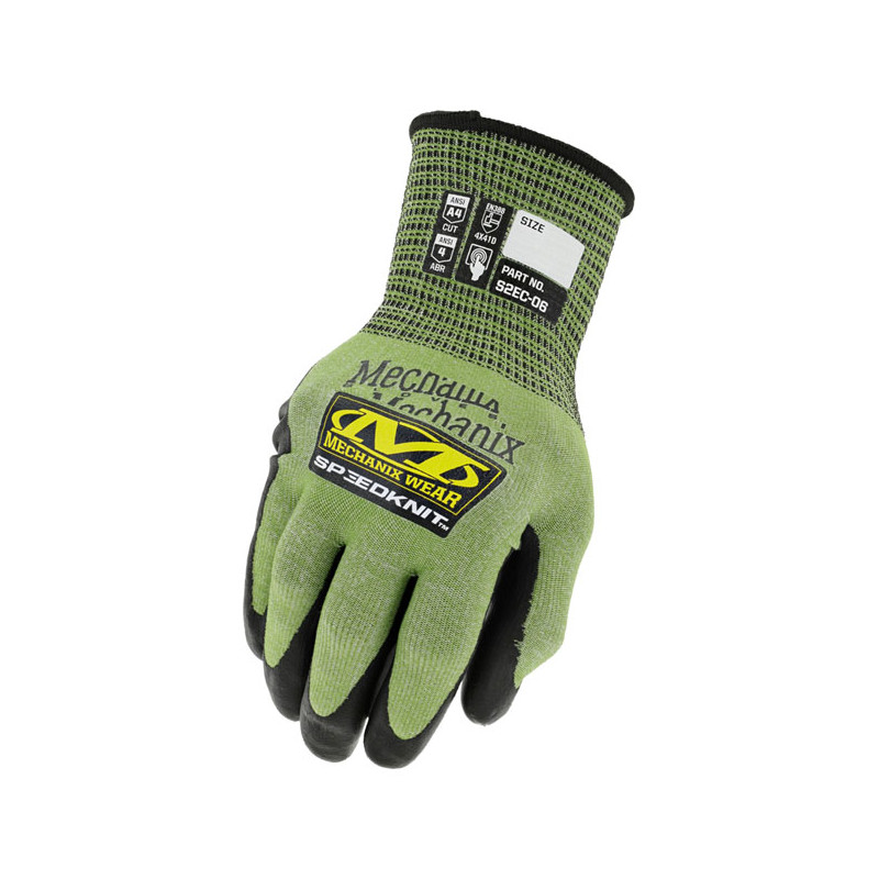 Rękawice Mechanix SpeedKnit C3 zielono-czarne rozmiar S