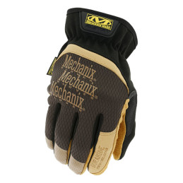 Rukavice Mechanix FastFit kožené hnědé/černé M