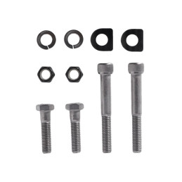 DK Custom Products, M8 passenger footpeg mount kit 18-23 M8 Softail without passenger pegs