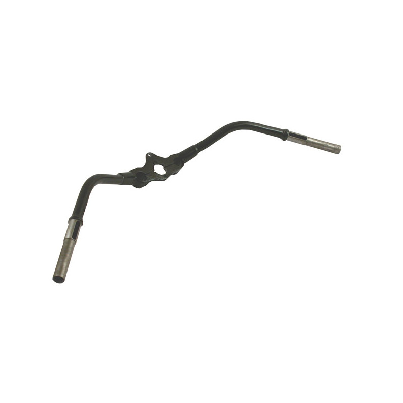 EARLY SPRINGER HANDLEBAR, OFFSET, BLACK All early H-D with OEM or reproduction negative off-set Springer forks