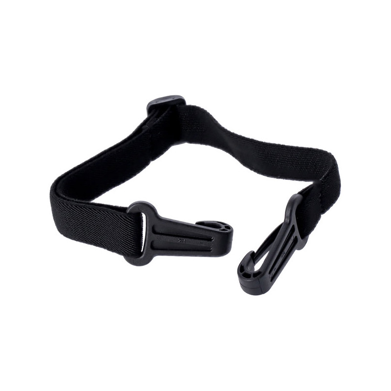 Cordon bungee plat Longride scurt negru universal