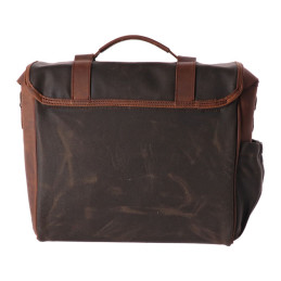 Longride, click-on Classic saddlebag waxed cotton. Khaki universal