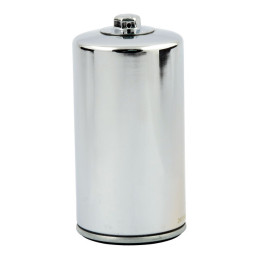 K&N, spin-on oil filter top nut. Chrome 91-98 Dyna (NU)