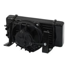 HORIZONTAL OIL COOLER, FAN ASSISTED 09-16 FLT/Touring (excl. Twin Cooled) (NU)