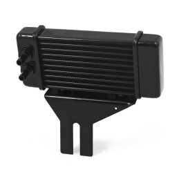 HORIZONTAL OIL COOLER, 10-ROW BLACK 91-17 Dyna(NU)