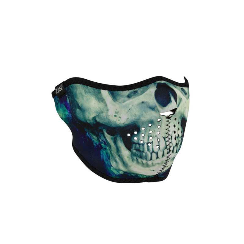 ZANheadgear Half Mask neoprene paint skull One size fits most