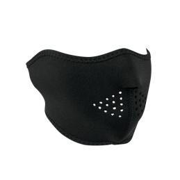 ZANheadgear Полумаска от неопрен черна