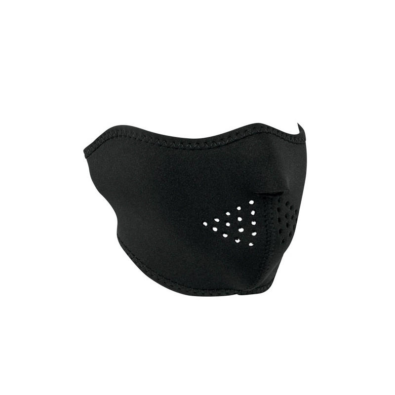ZANheadgear Masca Pe Jumătate din Neopren Neagră