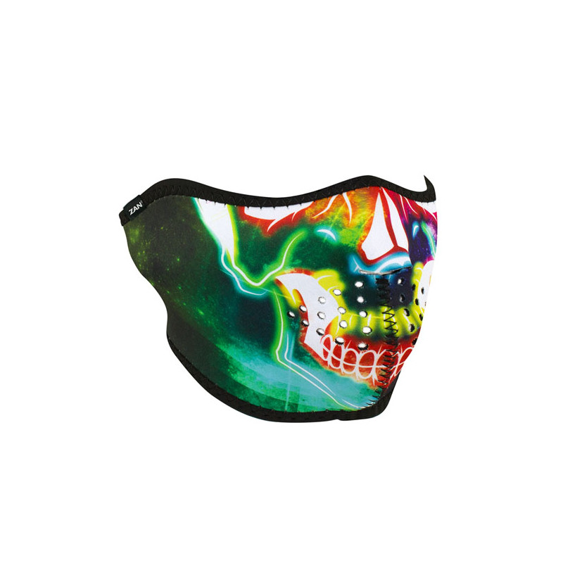 ZANheadgear Poloviční neoprenová maska s lebkou
