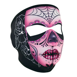 ZANheadgear Celá Maska neoprenová lebka cukru