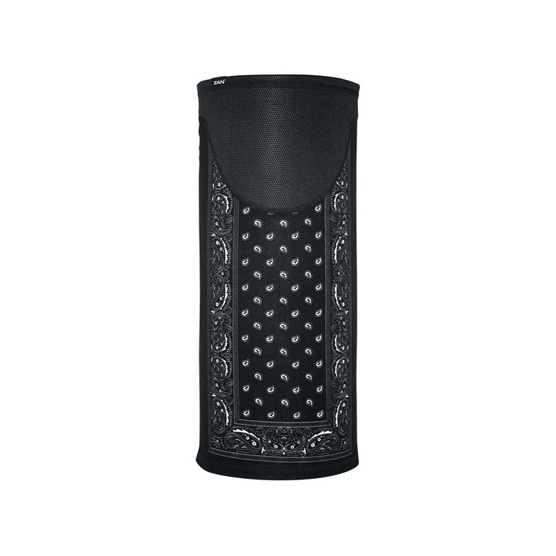 ZANheadgear Motley Tube windproof black paisley One size fits most
