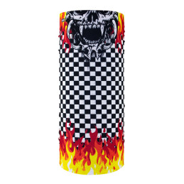 ZANheadgear Motley Tube din poliester cu flăcări