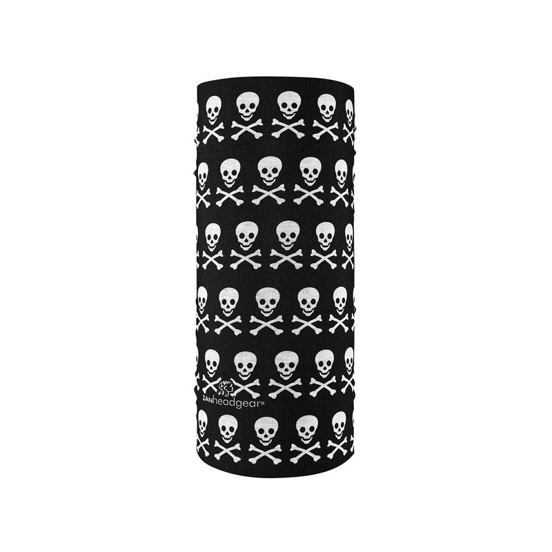 ZANheadgear Motley Tube polyester skull & crossbones One size fits most