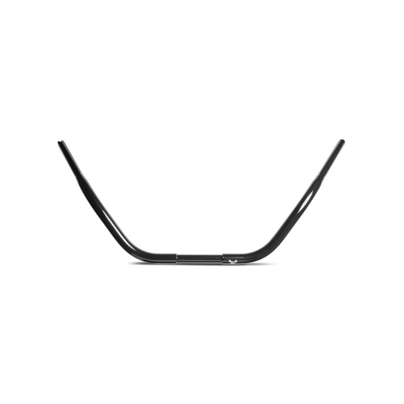 Kierownica Burly Beach Bar o średnicy 1-1/4". Połyskująca czerń