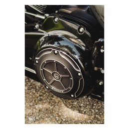 Pokrywa sprzęgła Cult-Werk. Czarna 16-24 Turystyka 09-24 Trójkołowce 2015(tylko dla modelu i rocznika) FLHTCUL FLHTK 07-15(tylko