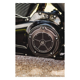 Pokrywa sprzęgła Cult-Werk. Czarna 16-24 Turystyka 09-24 Trójkołowce 2015(tylko dla modelu i rocznika) FLHTCUL FLHTK 07-15(tylko