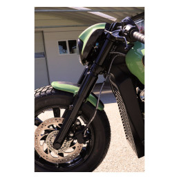 Cult-Werk, front fender "Old School". Gloss black Indian: 15-22 Scout models