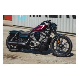 Cult-Werk, front fender Old School. Gloss black 22-23 Nightster RH950
