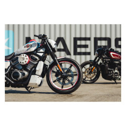 Cult-Werk, front fender Old School. Matte black 22-23 Nightster RH950