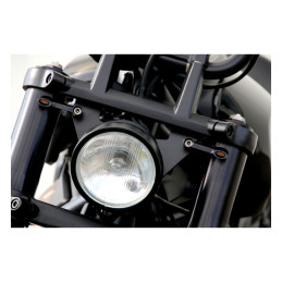 Kodlin, Sportster S headlamp conversion bracket. Black 21-22 Sportster S RH1250S