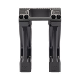 Kodlin, Fast Back risers 6" Black 2008-up Softail with OEM digital speedometer