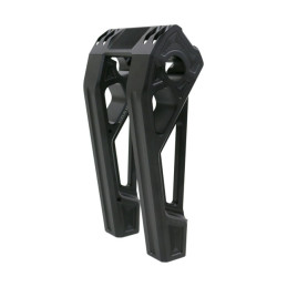 Kodlin, Podwyżki Fast Back 8" Czarny 2008-up Softail z oryginalnym cyfrowym licznikiem prędkości OEM