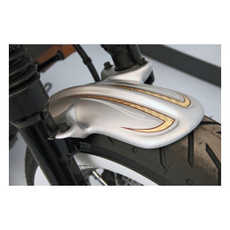 Cult-Werk, Old School front fender. Matte black 10-15 XL1200X Forty Eight (NU)