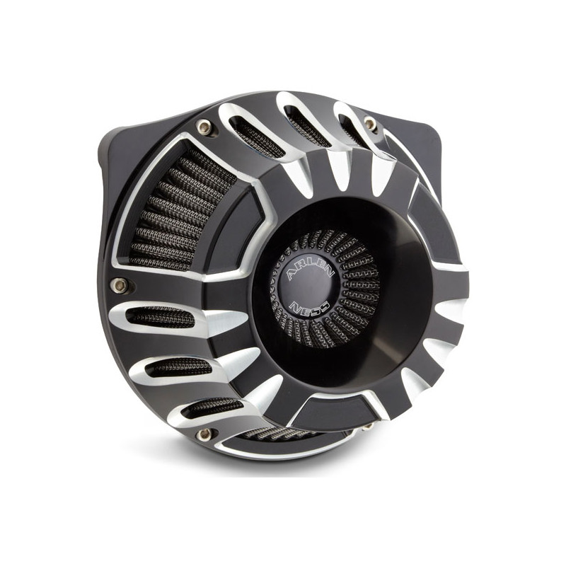 Arlen Ness, inverted air cleaner kit Deep Cut. Black CC 91-22 XL (excl. XR1200) (NU)