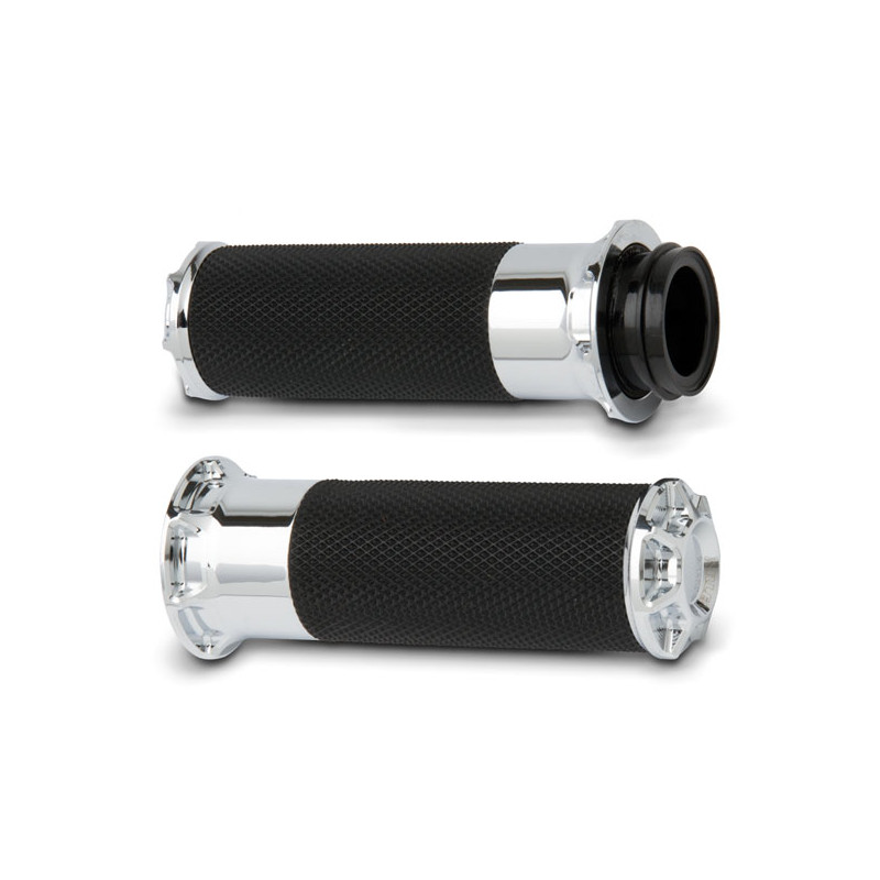 Uchwyty Arlen Ness Fusion ze stopu aluminium, chromowane 08-23 H-D z e-gazem (z wyłączeniem modelu 2023 FLHXSE 18-23 FLTRXSE Pan