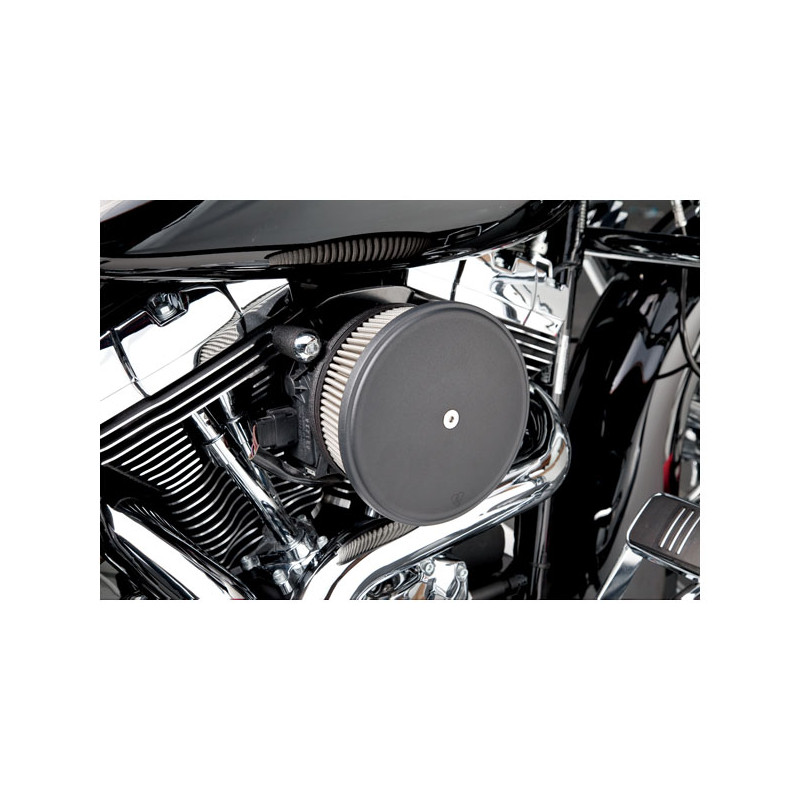 Zestaw czyszczący powietrze Arlen Ness, Etap 2 Big Sucker. Pokrywa stalowa 93-99 Evo B.T. z gaźnikiem CV (tylko dla modelu i roc