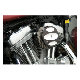 Arlen Ness, Stage 1 Billet Sucker air cleaner kit. Black 93-99 Evo B.T.(NU) with CV carb