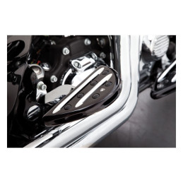 Arlen Ness, Deep Cut passenger floorboards. Black FLHX/Universal peg mount