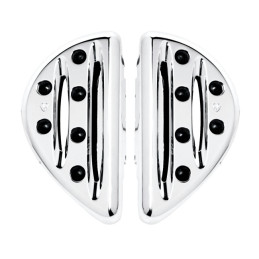 Arlen Ness, Deep Cut passenger floorboards. Chrome 83-24 FLT/Touring 09-24 Trikes. (with passenger floorboard brackets)