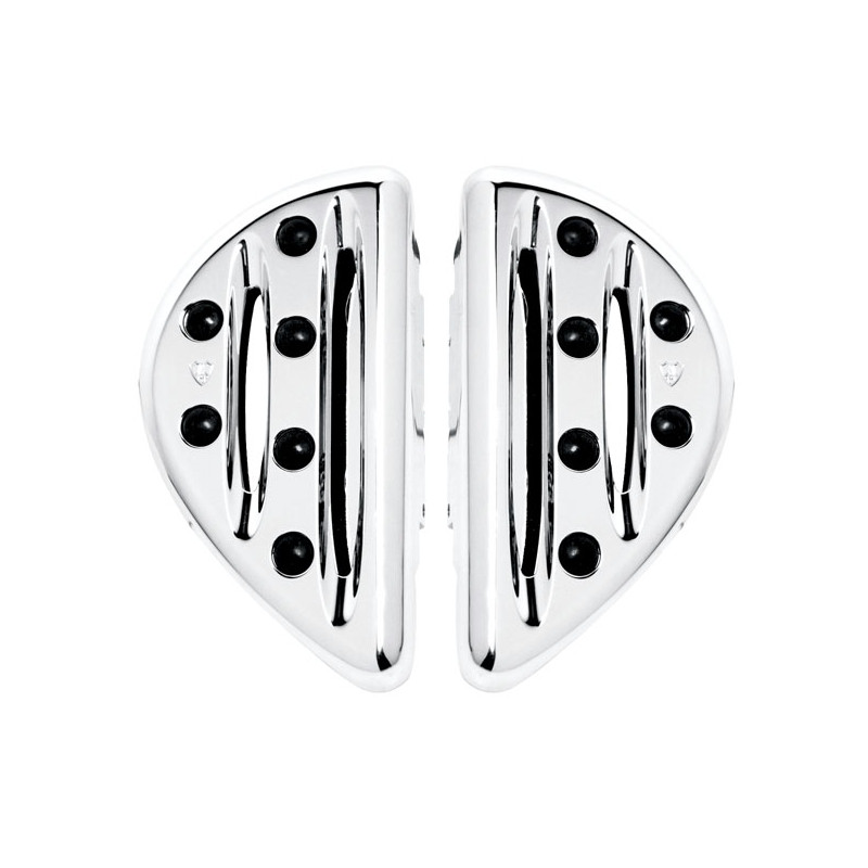 Arlen Ness, Deep Cut passenger floorboards. Chrome 83-24 FLT/Touring 09-24 Trikes. (with passenger floorboard brackets)