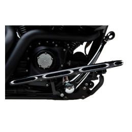 Arlen Ness, 83-17 Deep Cut rider floorboards. Black 86-17(NU)FL Softail 12-16(NU)Dyna FLD Switchback 83-24 Touring 09-24 Trikes