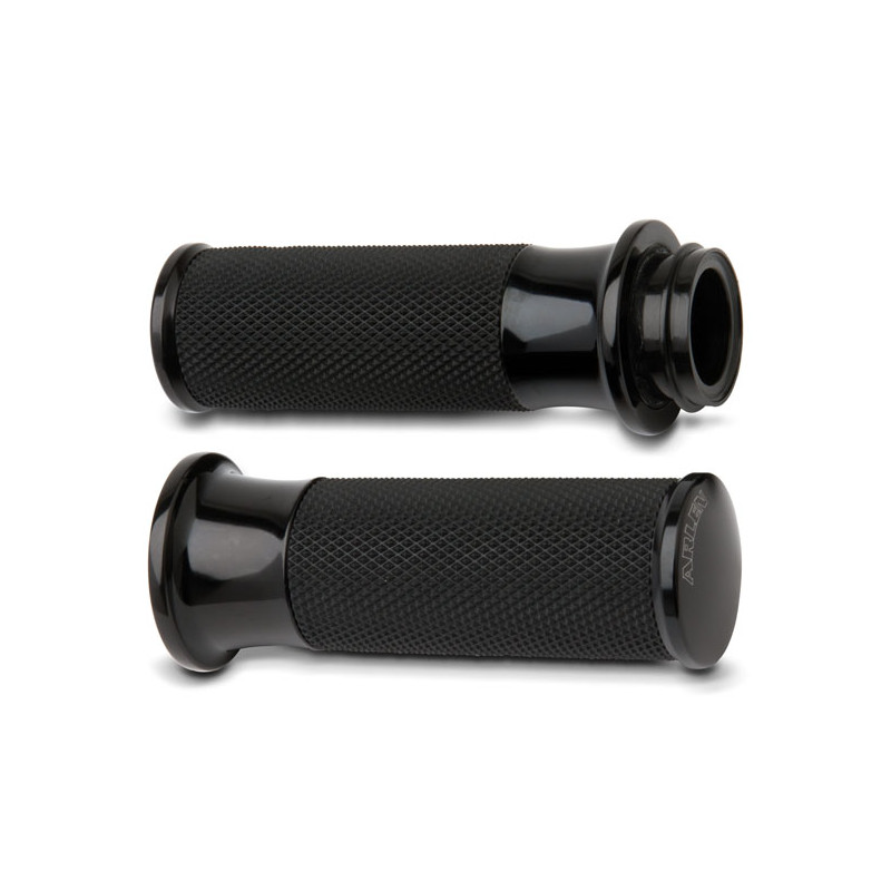 Uchwyty Arlen Ness Fusion Billet Gładkie Czarne 08-23 H-D z e-gazem (z wyłączeniem 2023 FLHXSE 18-23 FLTRXSE Pan America RA & Sp