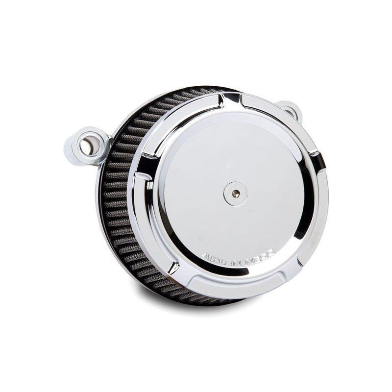 Arlen Ness, Stage 1 Big Sucker air cleaner kit. Bev. Chrome 92-99 Evo B.T.(NU) with CV carburetor