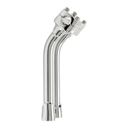 Biltwell, Murdock pullback risers 10" chrome 