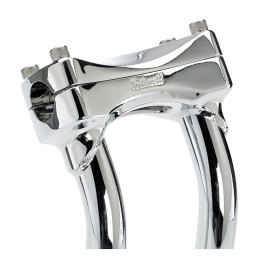 Biltwell, Murdock pullback risers 10" chrome 