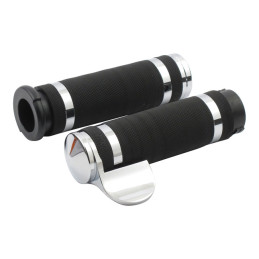 Uchwyty Avon Super Sport Air-SS, chrom 08-23 H-D z e-gazem (wyłączając 2023 FLHXSE 18-21 FLTRXSE Pan America RA & Sportster RH)