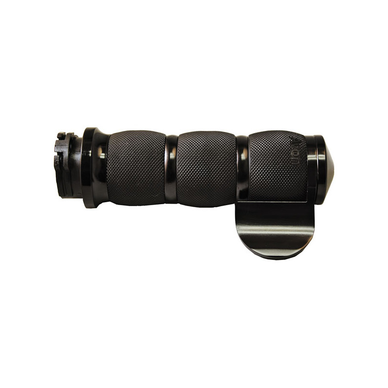 Avon air cushioned grips, black anodized 08-23 H-D with e-throttle (excl. 2023 FLHXSE 18-21 FLTRXSE RA Pan America & RH Sportste