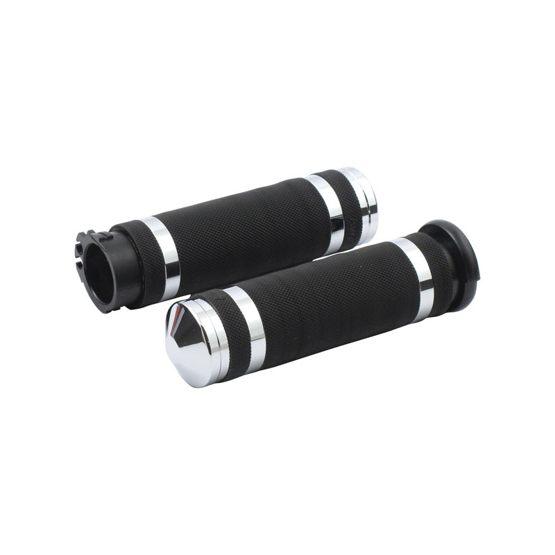 Avon Super Sport Air-SS grips, chrome 08-23 H-D with e-throttle (excl. 2023 FLHXSE 18-21 FLTRXSE Pan America RA & Sportster RH)